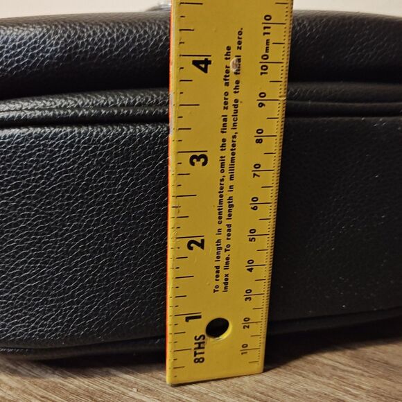 CXL by Christian Lacroix Camera Bag Womens Black Eve Pebble Detachable Mini Zip - Picture 16 of 16